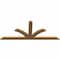 Ekena Millwork Richland Timber Gable Bracket, Western Red Cedar, 60"W x 25"H x 1 1/2"D x 3 1/2"F, 10/12 Pitch GBW060X25X0204RIC00SWR - alternate 3
